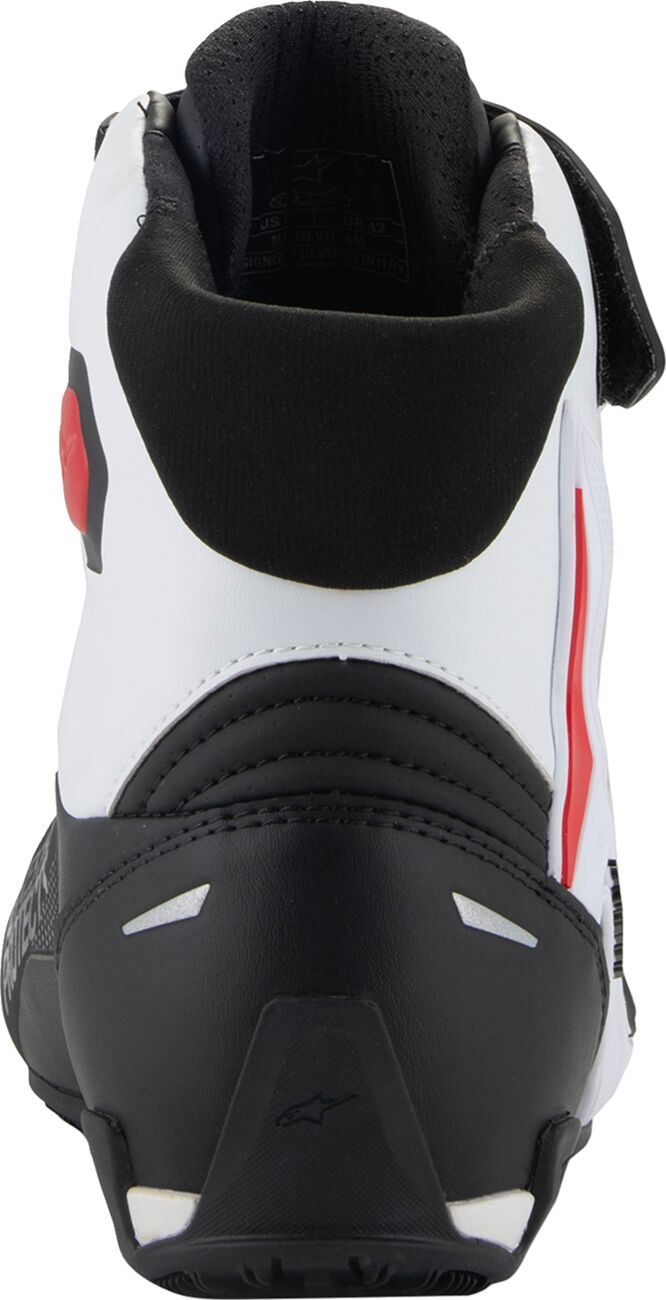 ALPINESTARS (ROAD) SHOES FASTER-4 BK/WH/DK RD 9.5 2510425-1299-95