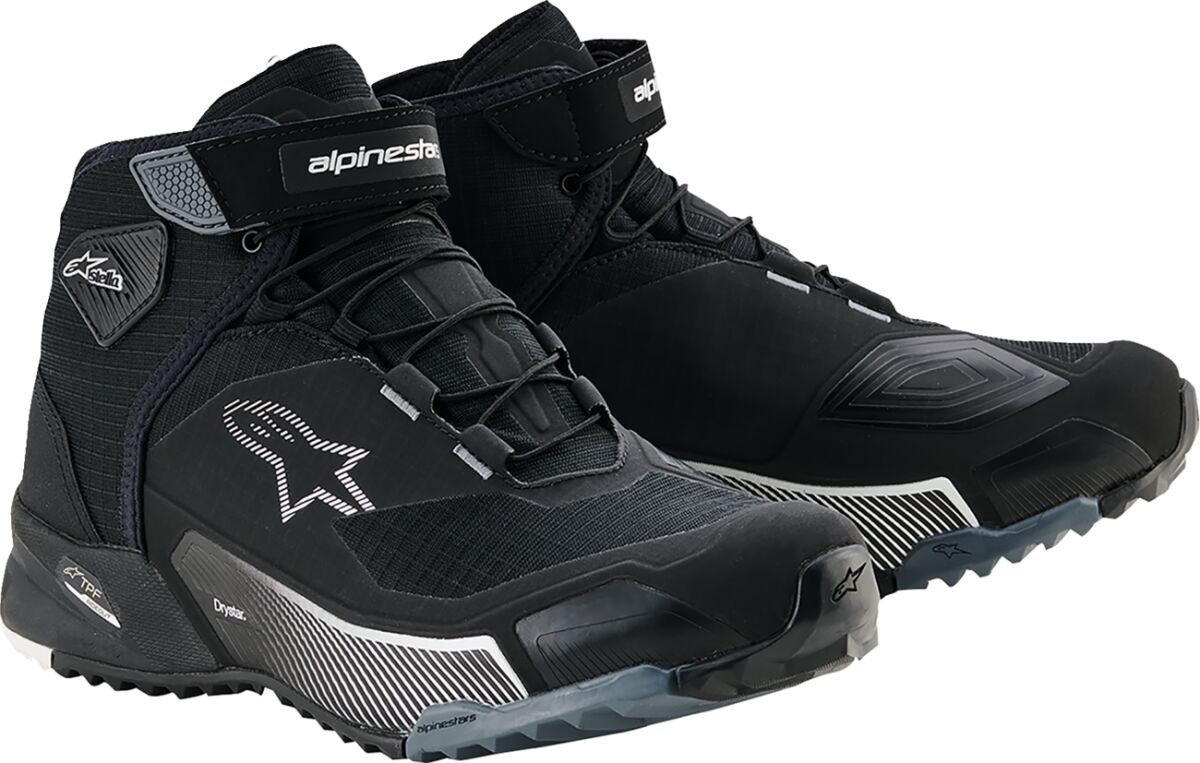 ALPINESTARS (ROAD) SHOES 4W CR-X DS BLACK/GRAY/WH 2611523-102-5