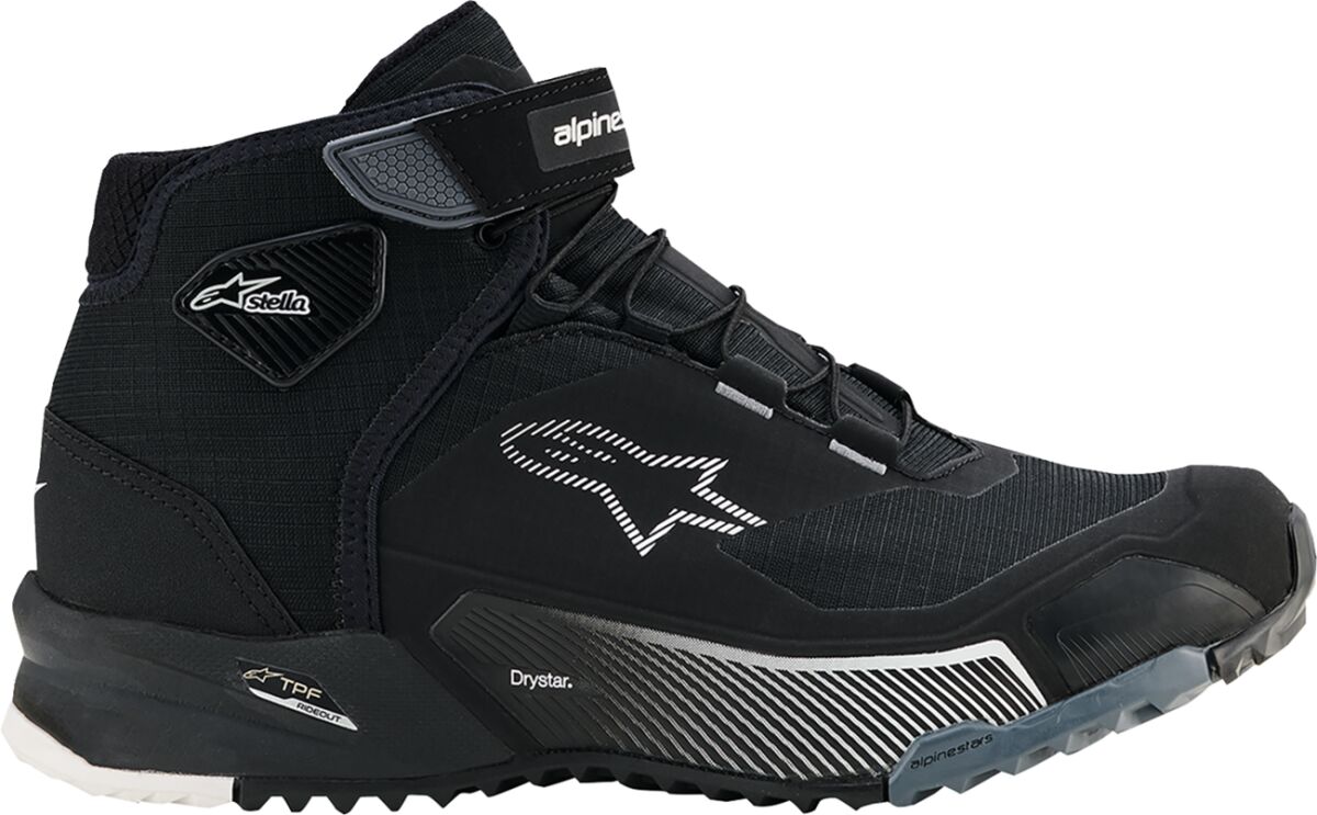 ALPINESTARS (ROAD) SHOES 4W CR-X DS BLACK/GRAY/WH 2611523-102-7