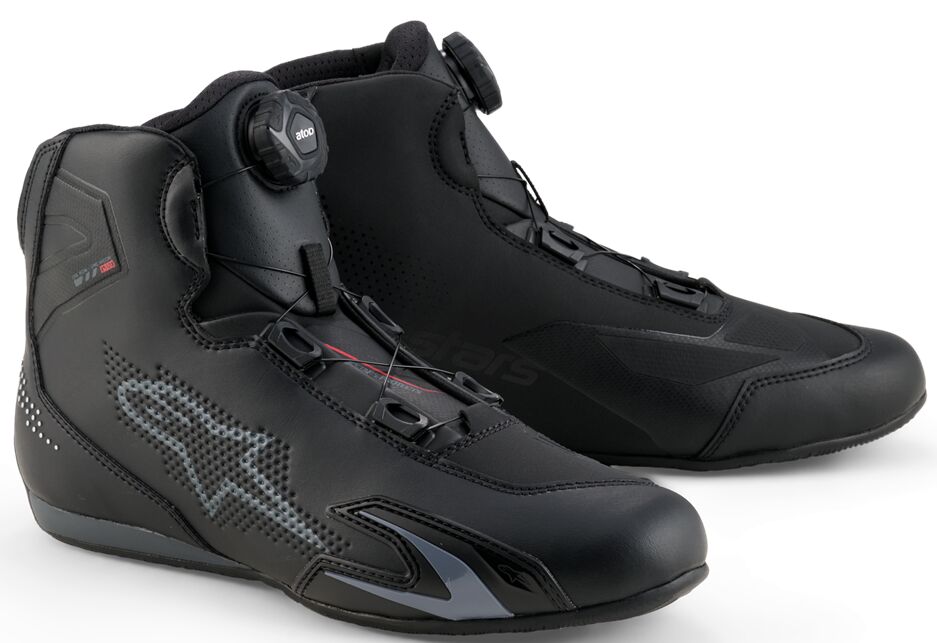 ALPINESTARS (ROAD) SHOE CELER BLACK/GRAY 12.5 2510126-111-12.5