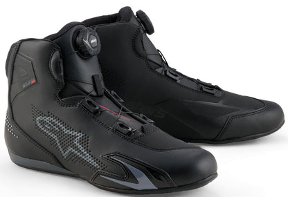 ALPINESTARS (ROAD) SHOE CELER BLACK/GRAY 12.5 2510126-111-12.5