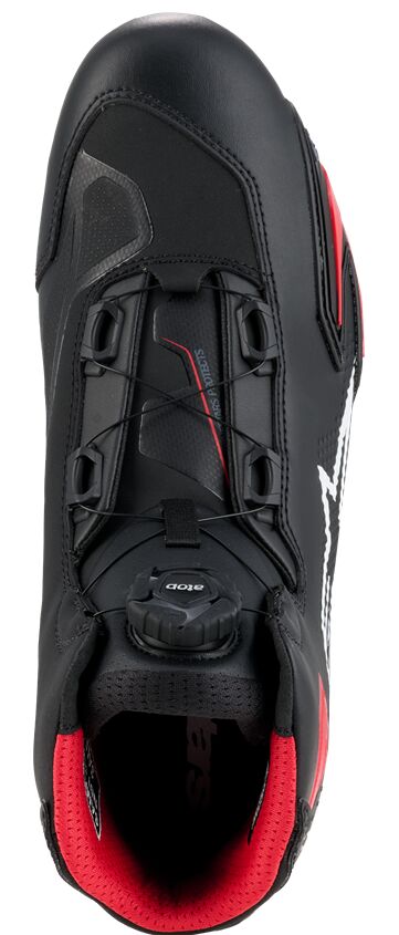 ALPINESTARS (ROAD) SHOE CELER BLACK/RED 8.5 2510126-1303-8.5