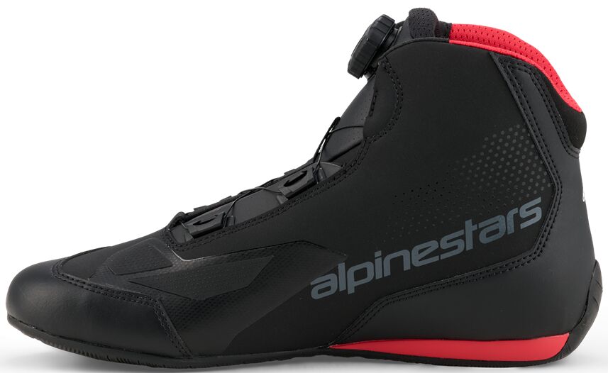 ALPINESTARS (ROAD) SHOE CELER BLACK/RED 8.5 2510126-1303-8.5