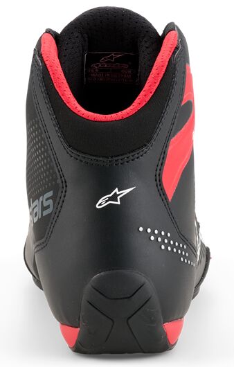 ALPINESTARS (ROAD) SHOE CELER BLACK/RED 12 2510126-1303-12