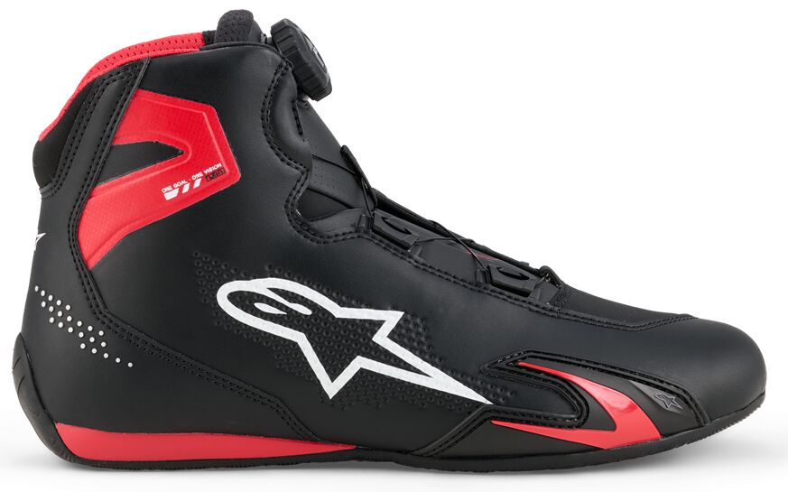 ALPINESTARS (ROAD) SHOE CELER BLACK/RED 12 2510126-1303-12