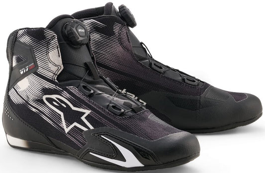 ALPINESTARS (ROAD) SHOE CELER VENTED BLACK/WHITE 2510226-12-7.5