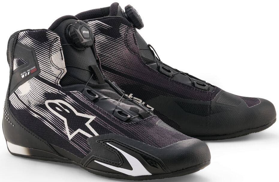 ALPINESTARS (ROAD) SHOE CELER VENTED BLACK/WHITE 2510226-12-9.5