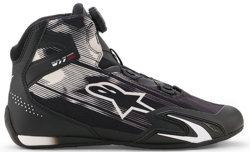 ALPINESTARS (ROAD) SHOE CELER VENTED BLACK/WHITE 2510226-12-13