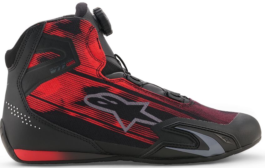 ALPINESTARS (ROAD) SHOE CELER VENTED BLACK/RED 7 2510226-1303-7