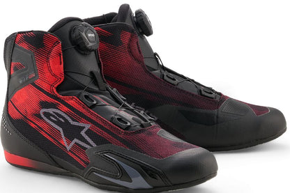 ALPINESTARS (ROAD) SHOE CELER VENTED BLACK/RED 7. 2510226-1303-7.5