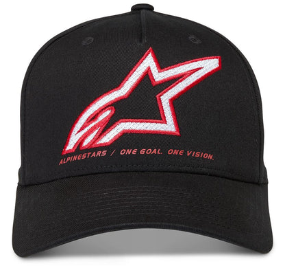 Alpinestars HAT CRV BILL LINEOUT BLACK L/X 1236-81400-10-L/XL