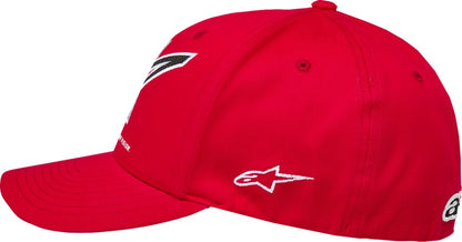 Alpinestars HAT CRV BILL LINEOUT RED S/M 1236-81400-30-S/M