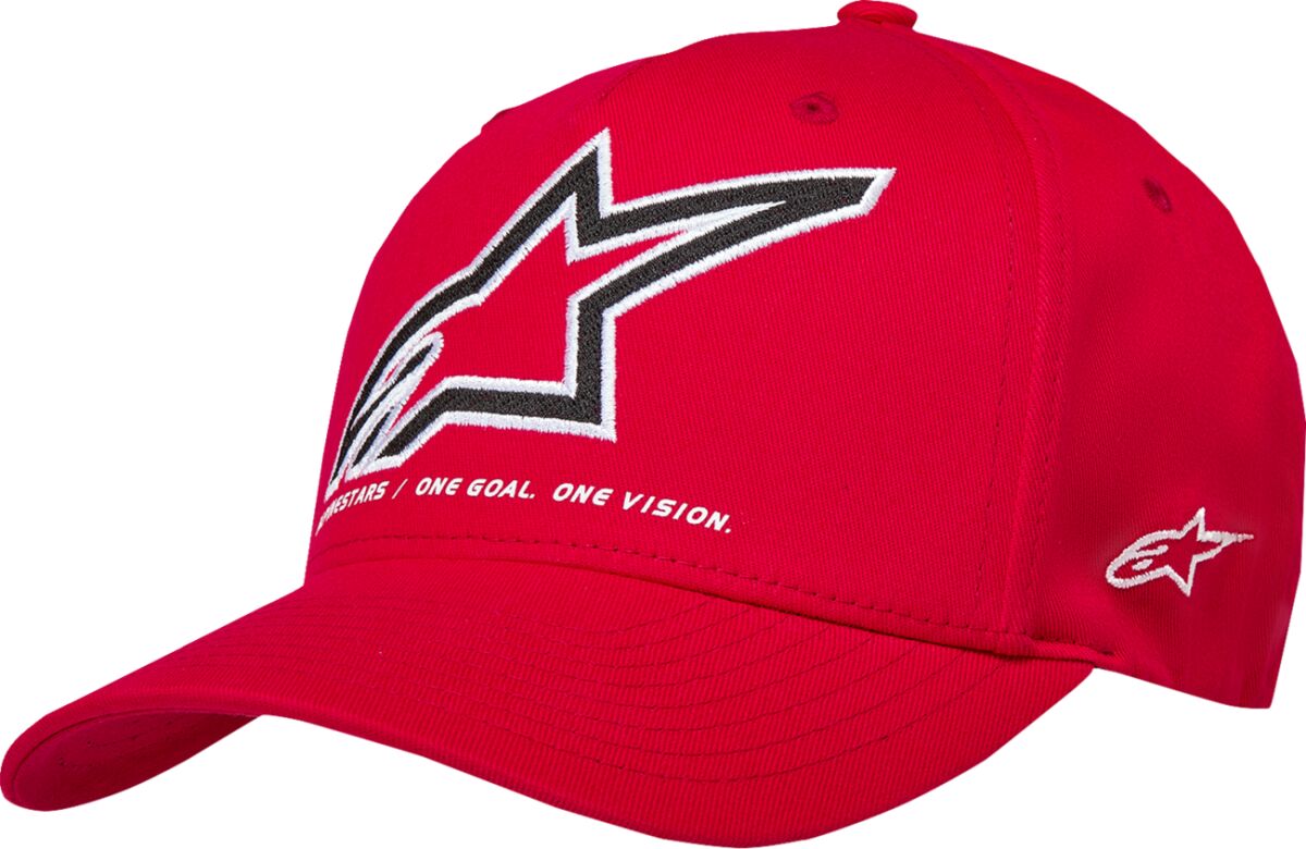 Alpinestars HAT CRV BILL LINEOUT RED L/XL 1236-81400-30-L/XL