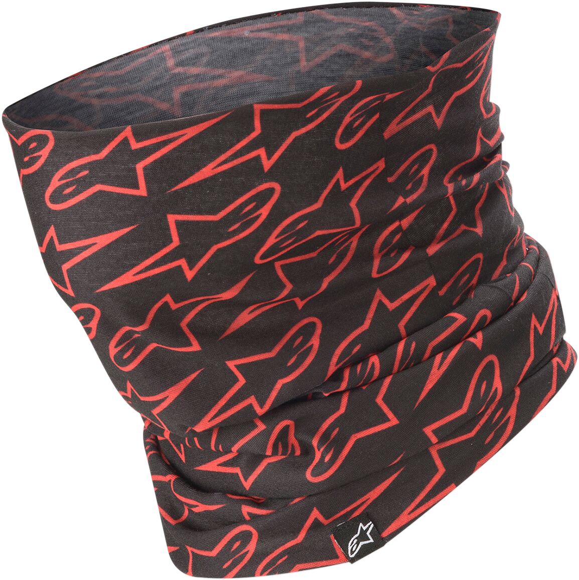 Alpinestars NECKTUBE ASTARS BLACK/RED 4759319-1030