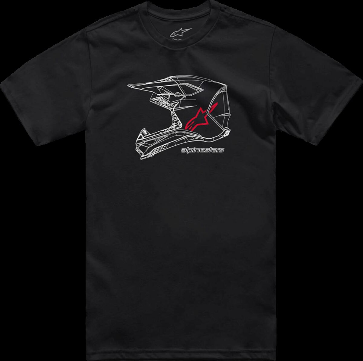 Alpinestars TEE CSF MX HELMET BLK L 1214-73116-10-L