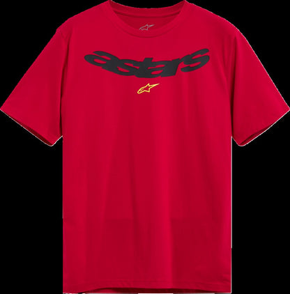 Alpinestars TEE SS CSF ELLIPTIC RED L 1244-72230-30-L