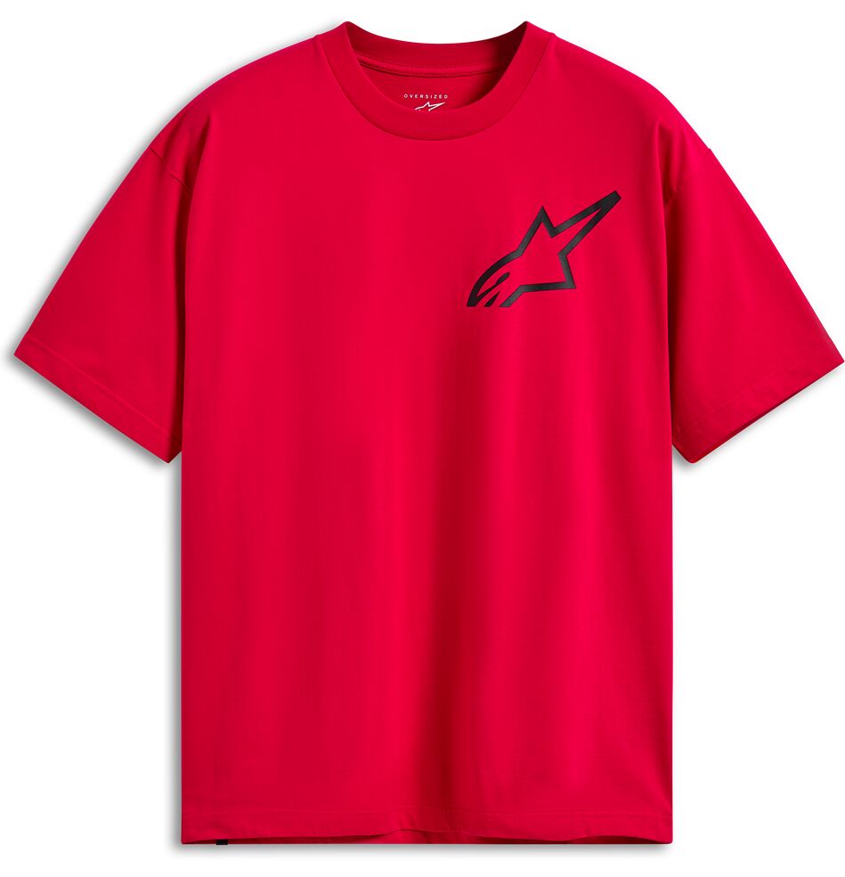 Alpinestars TEE SS CSF OVERSIZED ONE RED L 1216-72030-30-L
