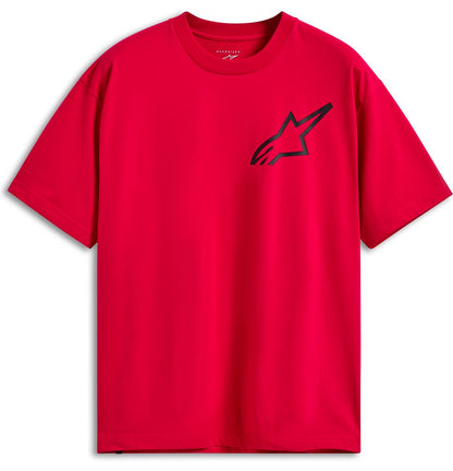Alpinestars TEE SS CSF OVERSIZED ONE RED L 1216-72030-30-L