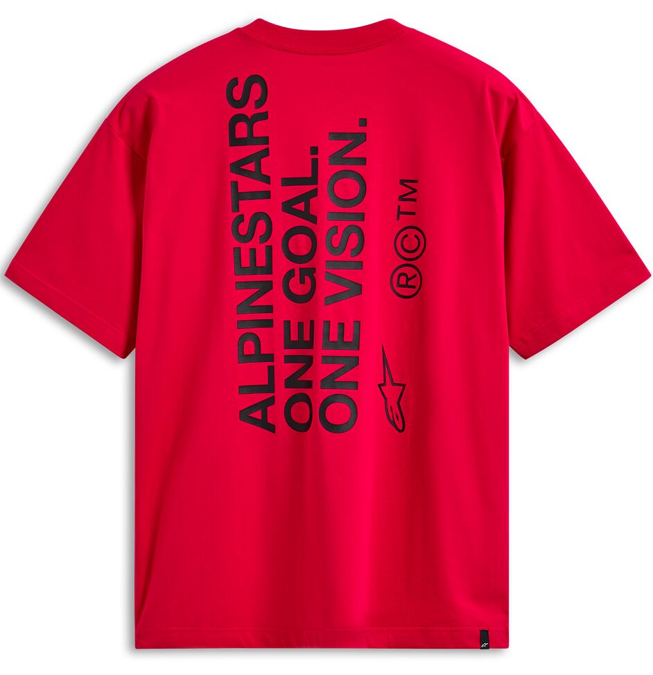 Alpinestars TEE SS CSF OVERSIZED ONE RED L 1216-72030-30-L
