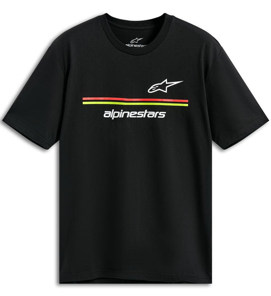 Alpinestars TEE SS CSF LANES BLACK S 1216-72700-10-S