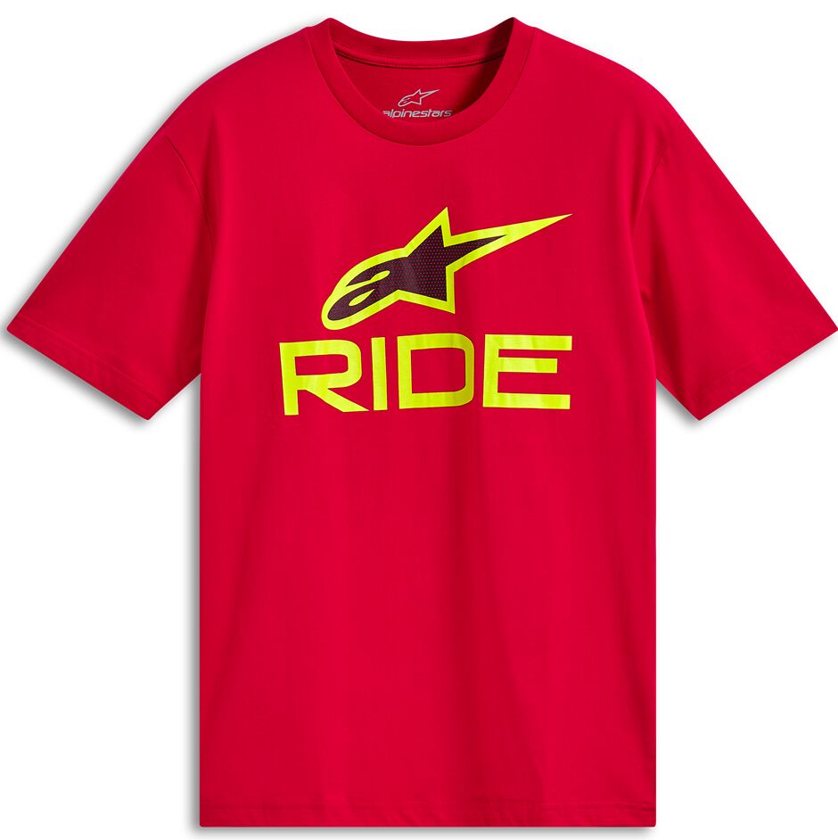 Alpinestars TEE SS CSF RIDE 4.0 RED/HI VIS 1214-73112-3059-2XL