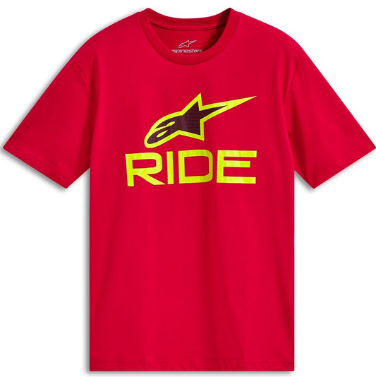 Alpinestars TEE SS CSF RIDE 4.0 RED/HI VIS 1214-73112-3059-2XL