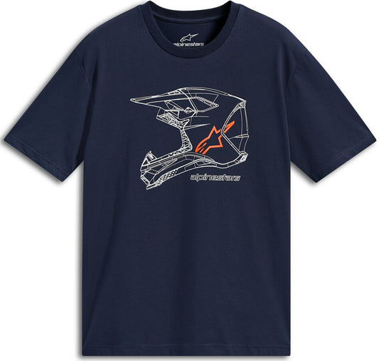 Alpinestars TEE CSF MX HELMET NAVY XL 1214-73116-70-XL