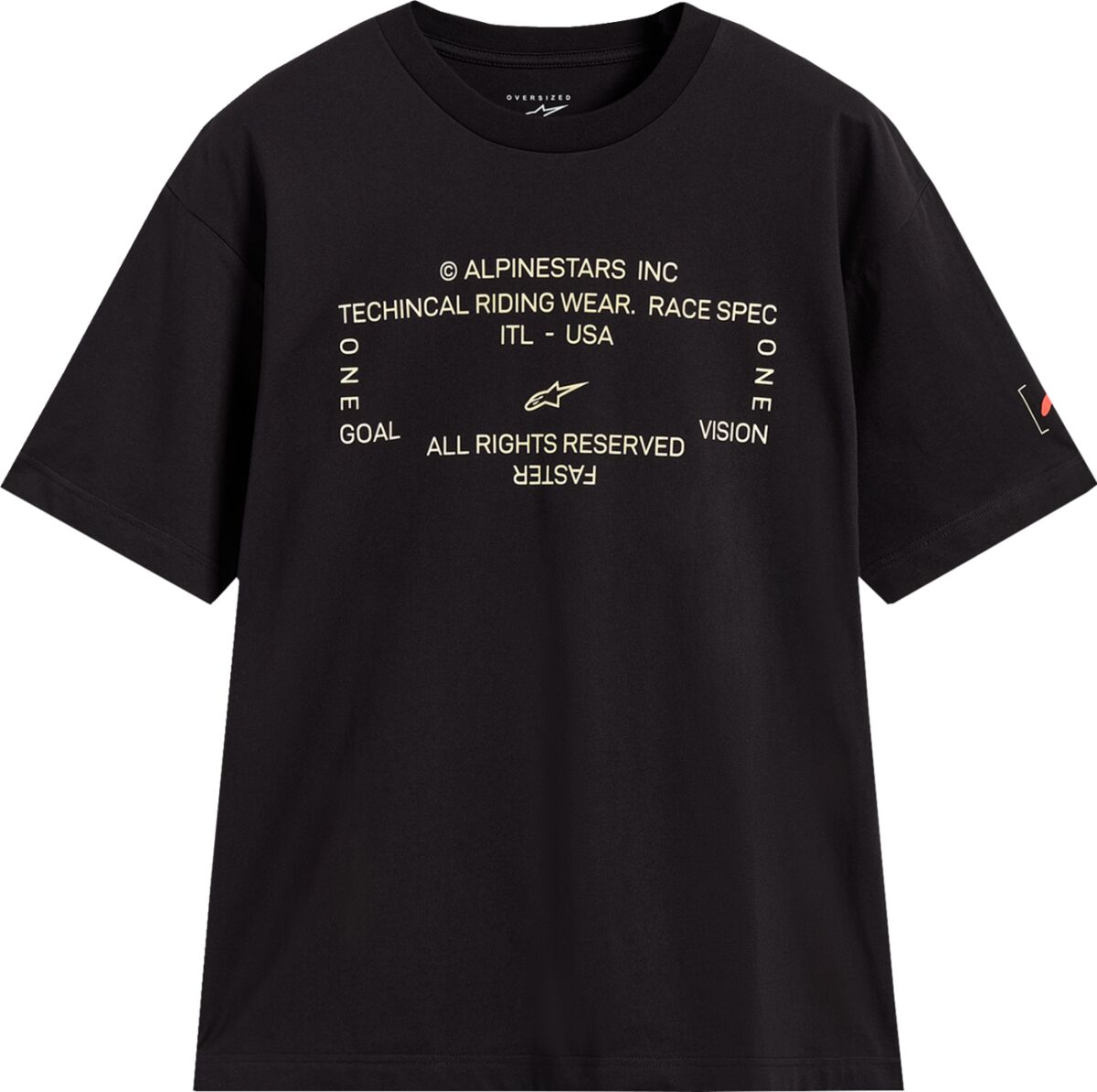 Alpinestars TEE SS CSF OVERSIZED INFINITY 1236-72302-10-2XL