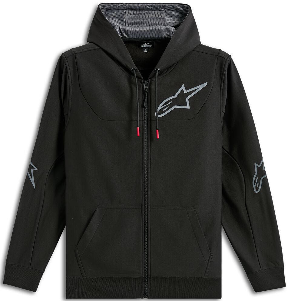 Alpinestars HOODIE ZIP SESSIONS V3 BLACK/G 1244-53110-1011-M
