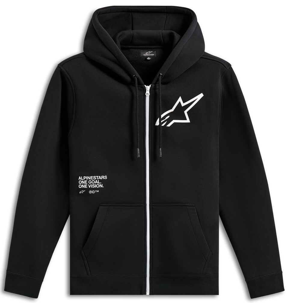 Alpinestars HOODIE ZIP TRANSVERSE BLACK XL 1216-53100-10-XL