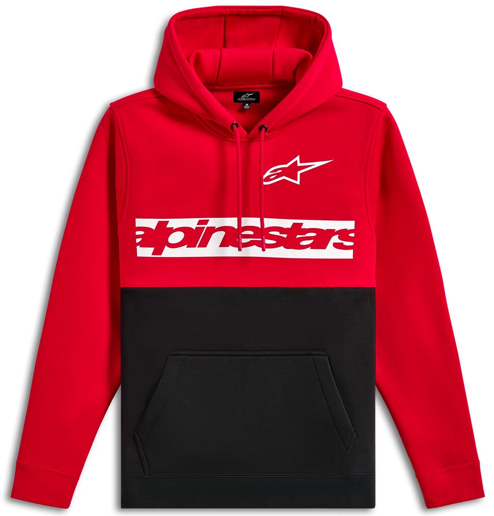 Alpinestars HOODIE PO PARALLEL RED/BLACK 2 1216-52500-3010-2XL