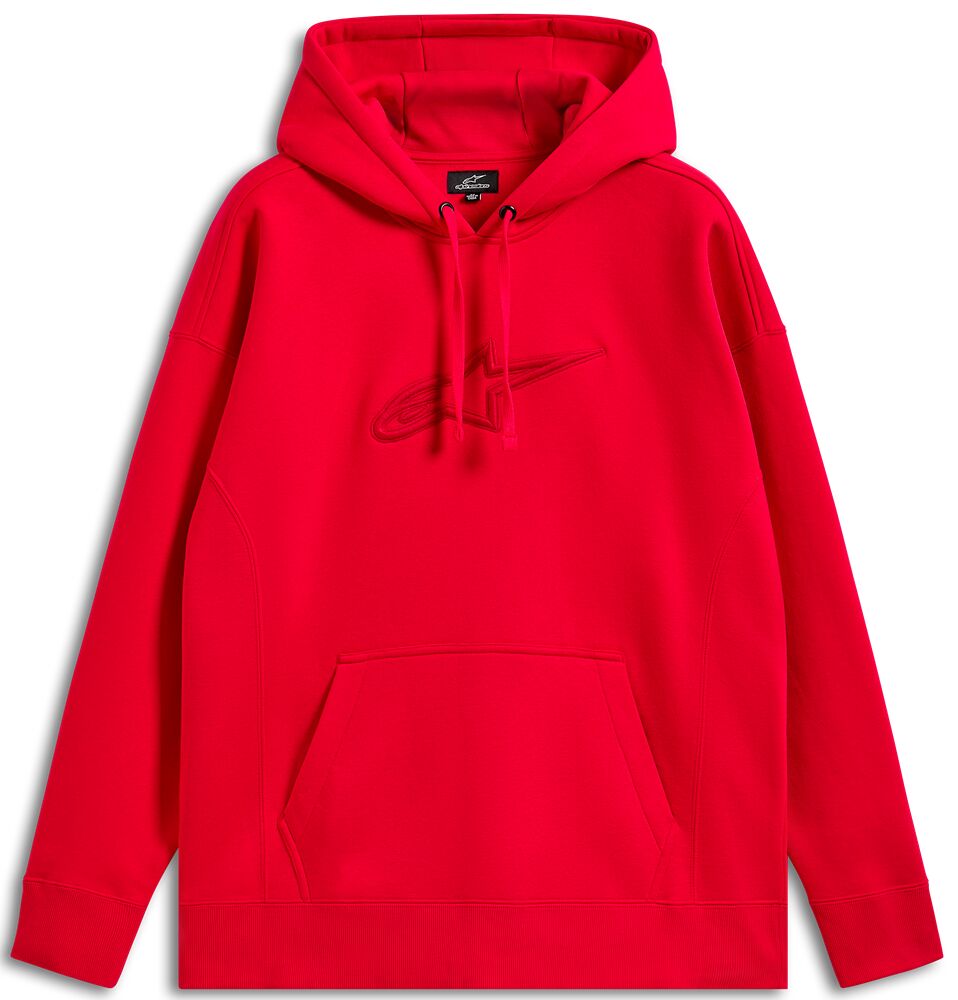 Alpinestars HOODIE OVERSIZED EMERGENT RED 1216-52200-30-S