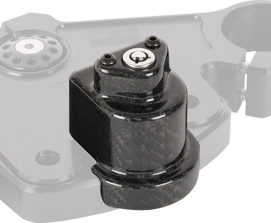 THRASHIN SUPPLY CO COVER STEERING LOCK 2024- FLTRX GLOSS WEAVE CARBON TSC-3033-0