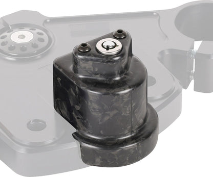 THRASHIN SUPPLY CO COVER STEERING LOCK 2024- FLTRX MATT FORGED CARBON TSC-3033-1