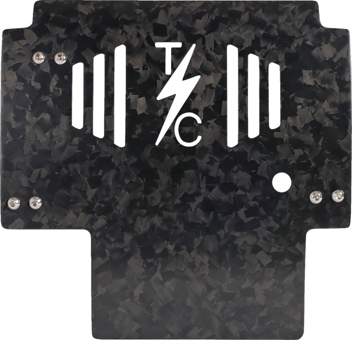 THRASHIN SUPPLY CO PLATE SKID CARBON FORGED W/BLACK 2024 FLHX FLTRX TSC-3035-1