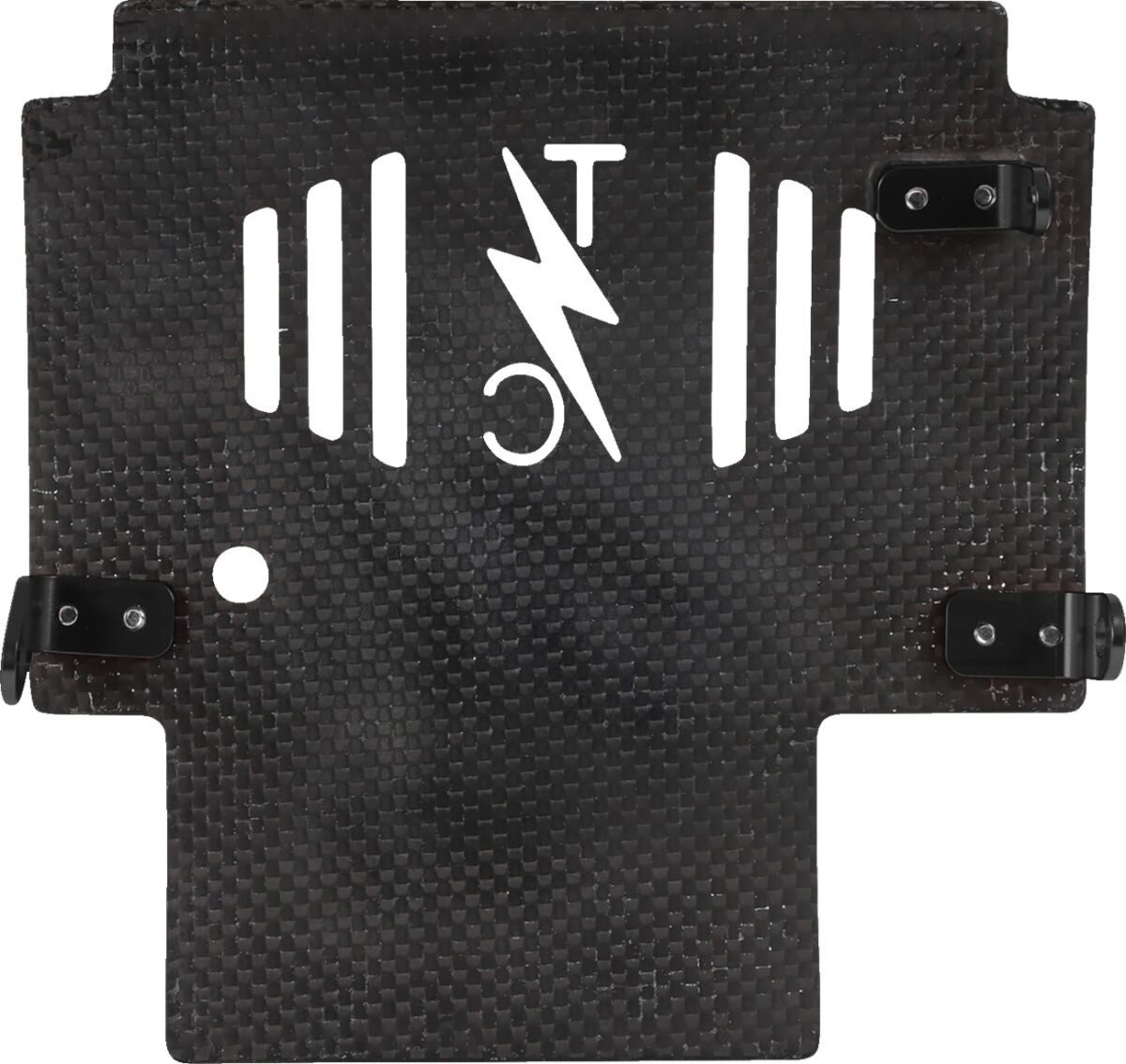 THRASHIN SUPPLY CO PLATE SKID CARBON FORGED W/BLACK 2024 FLHX FLTRX TSC-3035-1