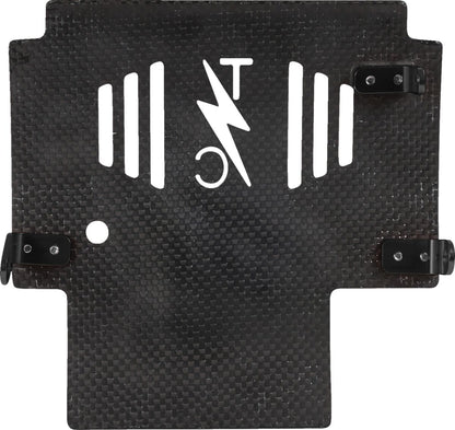 THRASHIN SUPPLY CO PLATE SKID CARBON FORGED W/BLACK 2024 FLHX FLTRX TSC-3035-1