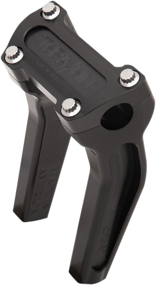 THRASHIN SUPPLY CO Black 6-1/2" Pullback Handlebar Riser TSC-6525-1
