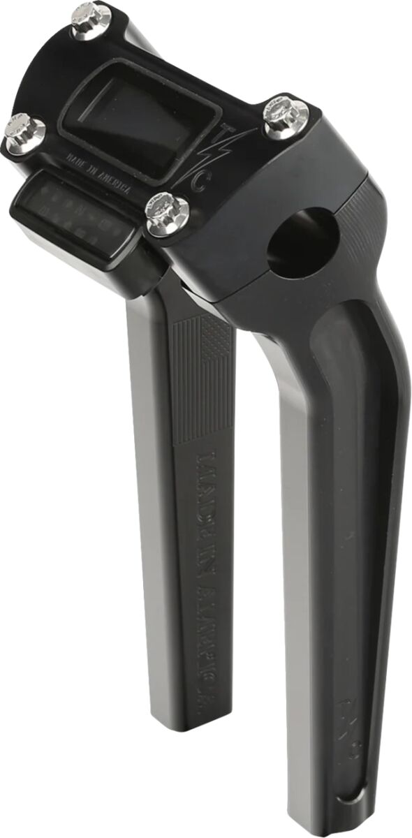 THRASHIN SUPPLY CO Black 9-1/2" Pullback Handlebar Riser TSC-9525-1
