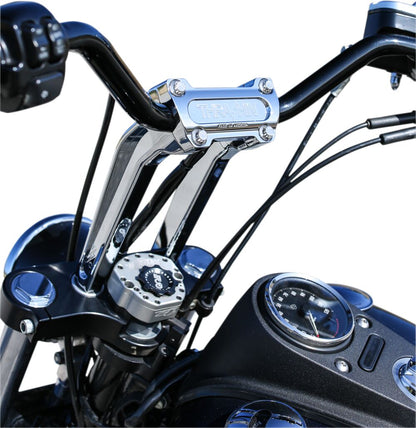 THRASHIN SUPPLY CO Chrome 9-1/2" Pullback Handlebar Riser TSC-9525-3