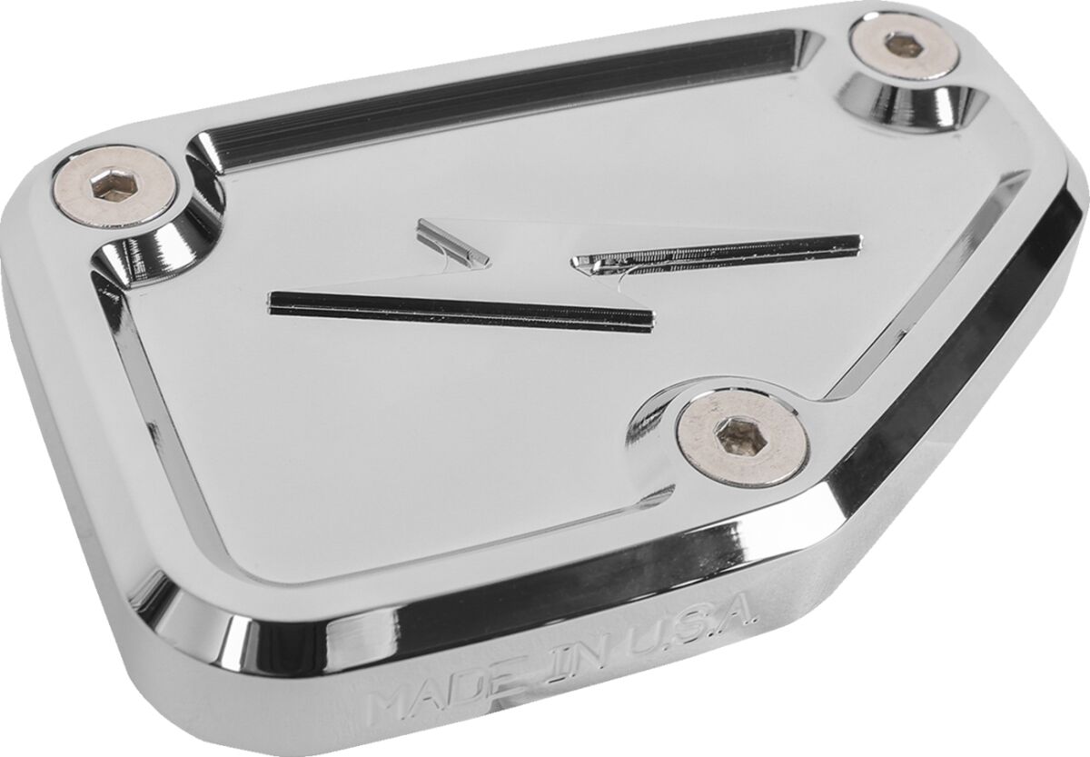 THRASHIN SUPPLY CO Master Cylinder Cover - Brake - Front - Chrome TSC-3178-3