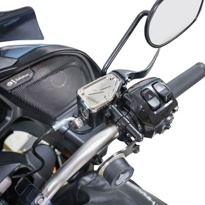 THRASHIN SUPPLY CO Master Cylinder Cover - Brake - Front - Chrome TSC-3178-3