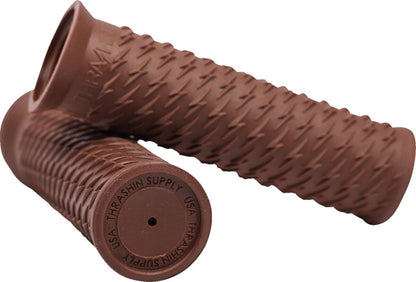 THRASHIN SUPPLY CO Grips - Bolt - Brown TSC-2708-5