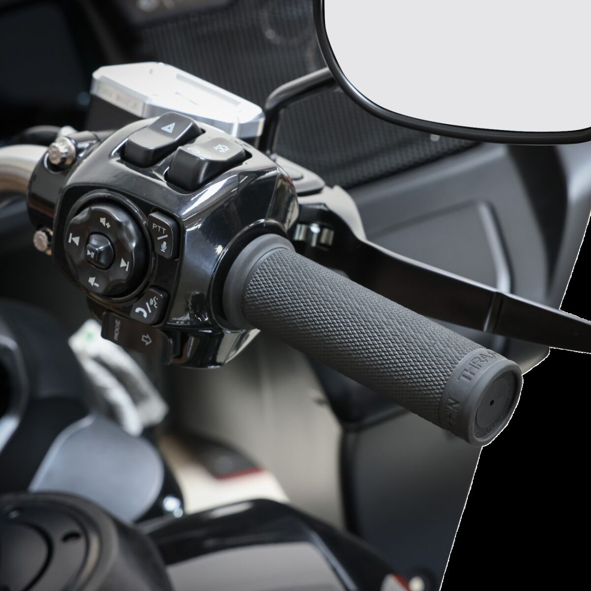 THRASHIN SUPPLY CO Throttle Tube - Knurled - 1" - Touring TBW TSC-2805-1