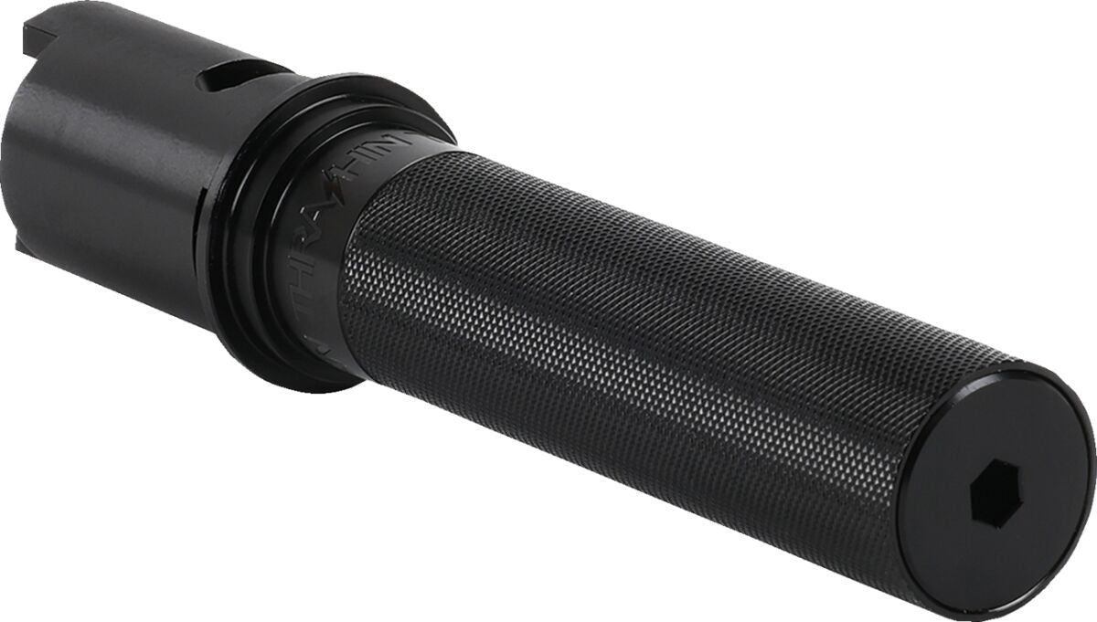 THRASHIN SUPPLY CO Throttle Tube - Knurled - 1" - Gen 2 TBW - Black TSC-2806-1