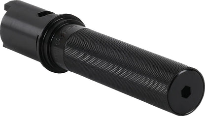 THRASHIN SUPPLY CO Throttle Tube - Knurled - 1" - Gen 2 TBW - Black TSC-2806-1
