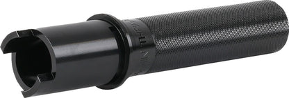 THRASHIN SUPPLY CO Throttle Tube - Knurled - 1" - Gen 2 TBW - Black TSC-2806-1
