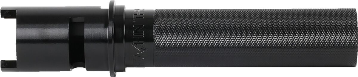 THRASHIN SUPPLY CO Throttle Tube - Knurled - 1" - Gen 2 TBW - Black TSC-2806-1