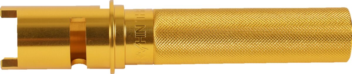 THRASHIN SUPPLY CO Throttle Tube - Knurled - 1" - Gen 2 TBW - Gold TSC-2806-5