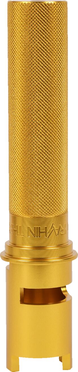 THRASHIN SUPPLY CO Throttle Tube - Knurled - 1" - Gen 2 TBW - Gold TSC-2806-5